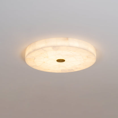Vellora - Alabaster Flush Ceiling Light