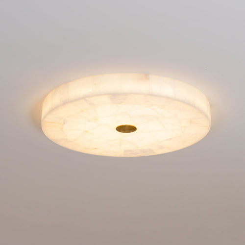 Vellora - Alabaster Flush Ceiling Light