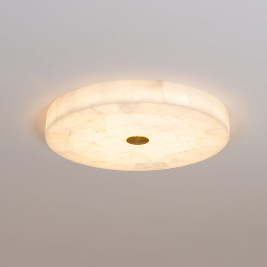 Vellora - Alabaster Flush Ceiling Light