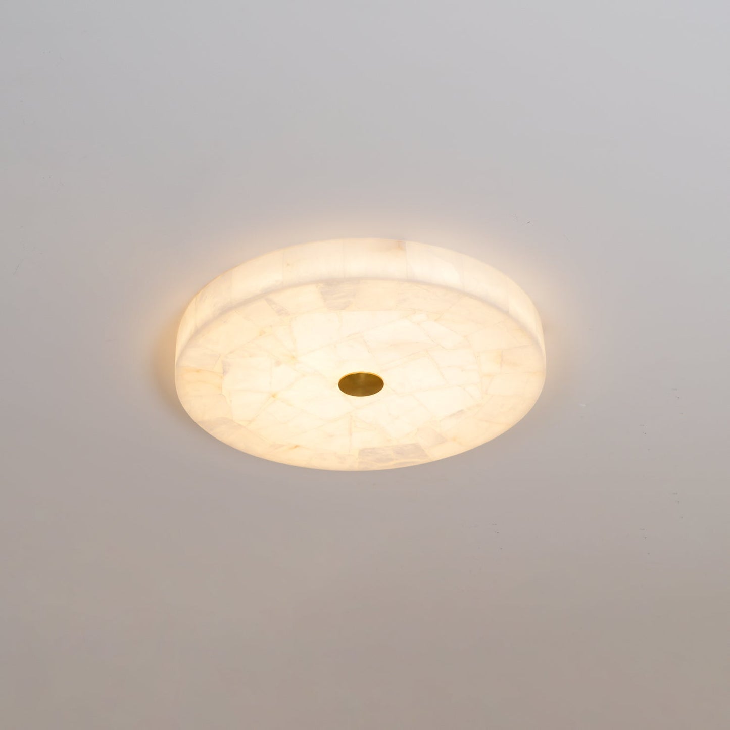 Vellora - Alabaster Flush Ceiling Light