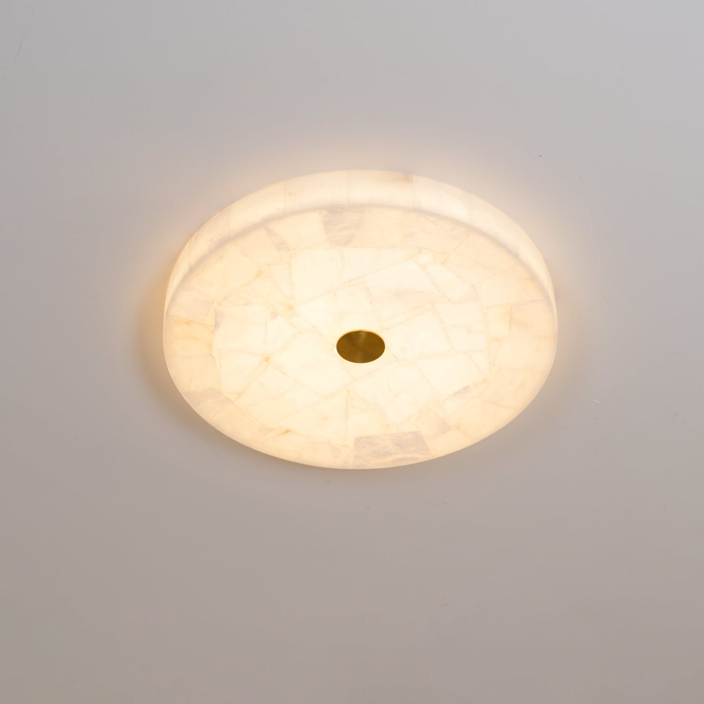 Vellora - Alabaster Flush Ceiling Light