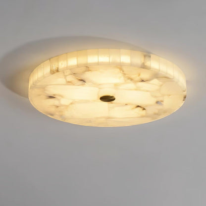 Vellora - Alabaster Flush Ceiling Light