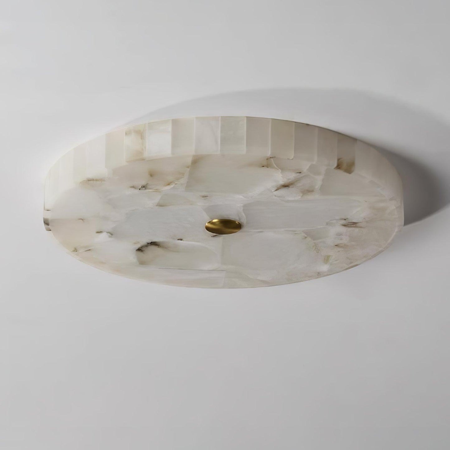 Vellora - Alabaster Flush Ceiling Light