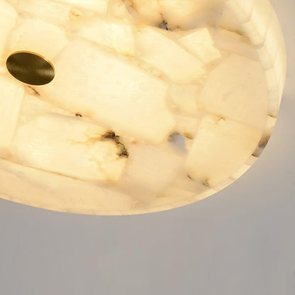 Vellora - Alabaster Flush Ceiling Light