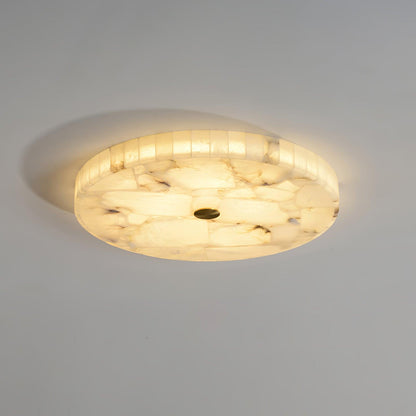Vellora - Alabaster Flush Ceiling Light
