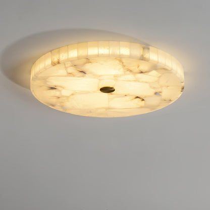 Vellora - Alabaster Flush Ceiling Light