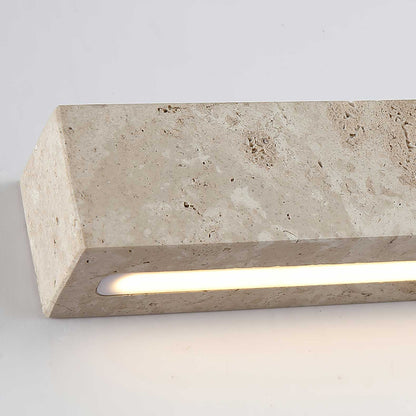 Toraya – Travertine Strip Wall Sconce