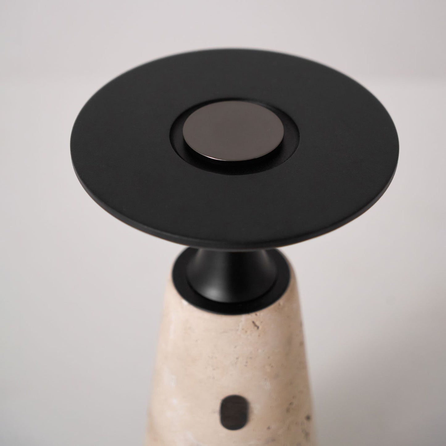 Strava - Travertine Stone Rechargeable Table Lamp