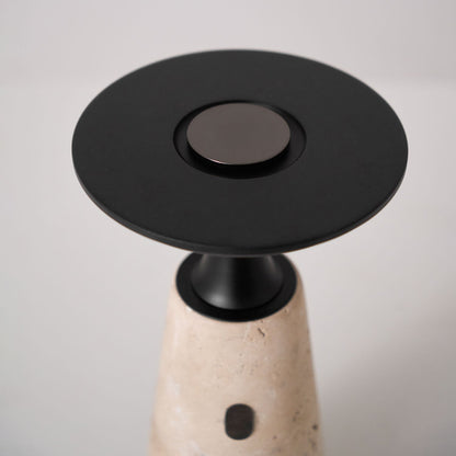 Strava - Travertine Stone Rechargeable Table Lamp