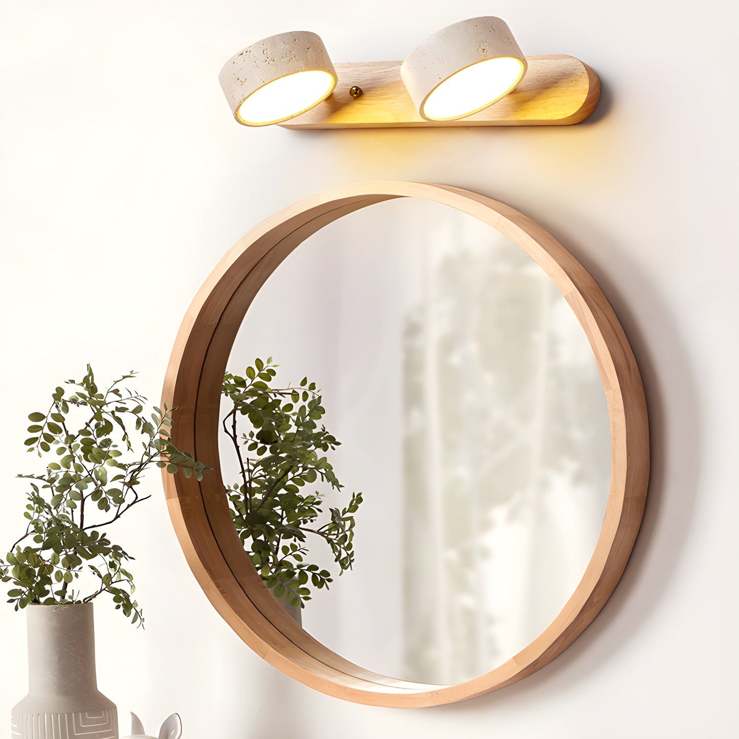 Novelle – Travertine Rotatable Wall Light
