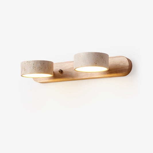 Novelle – Travertine Rotatable Wall Light