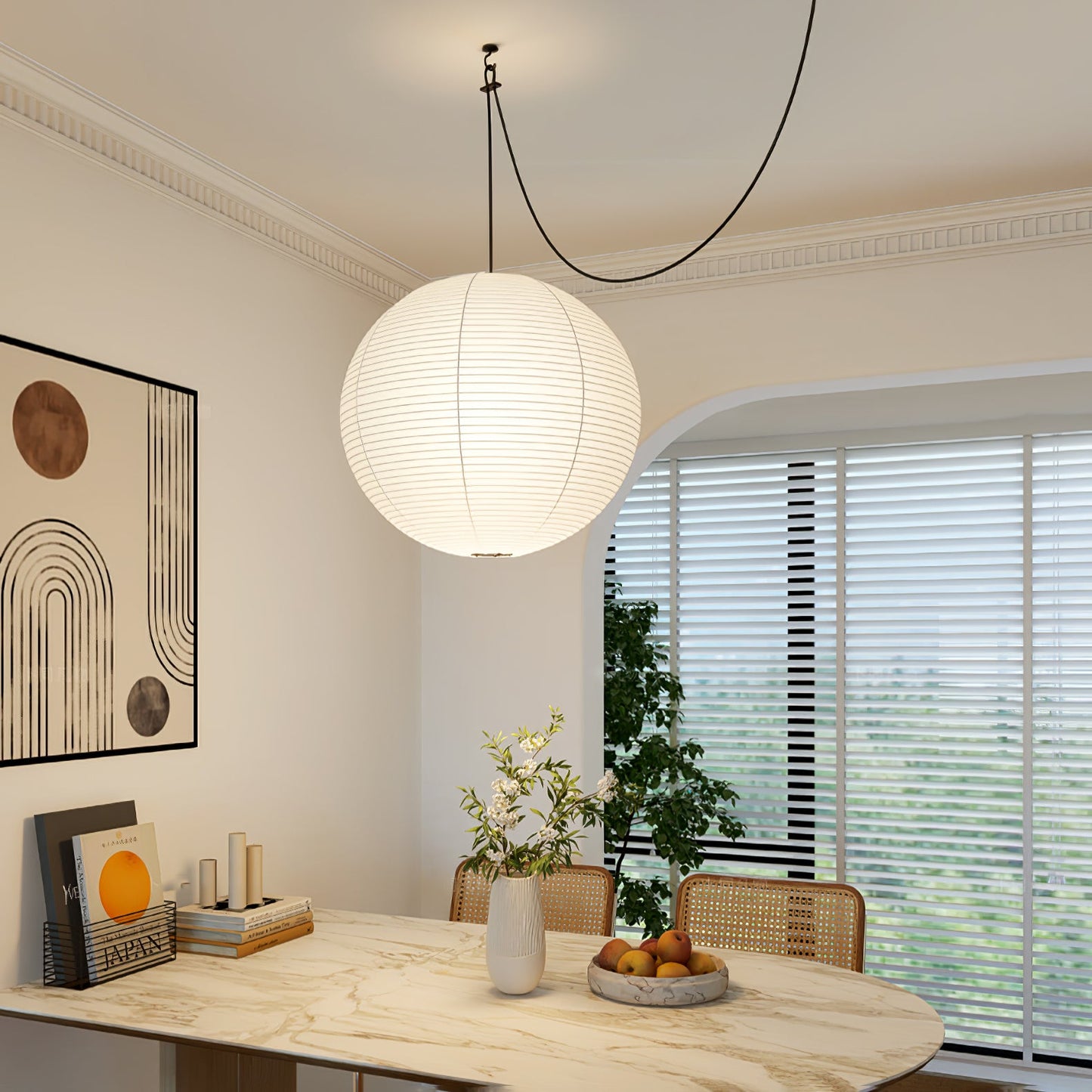 Sakurae – Washi Paper Pendant Light