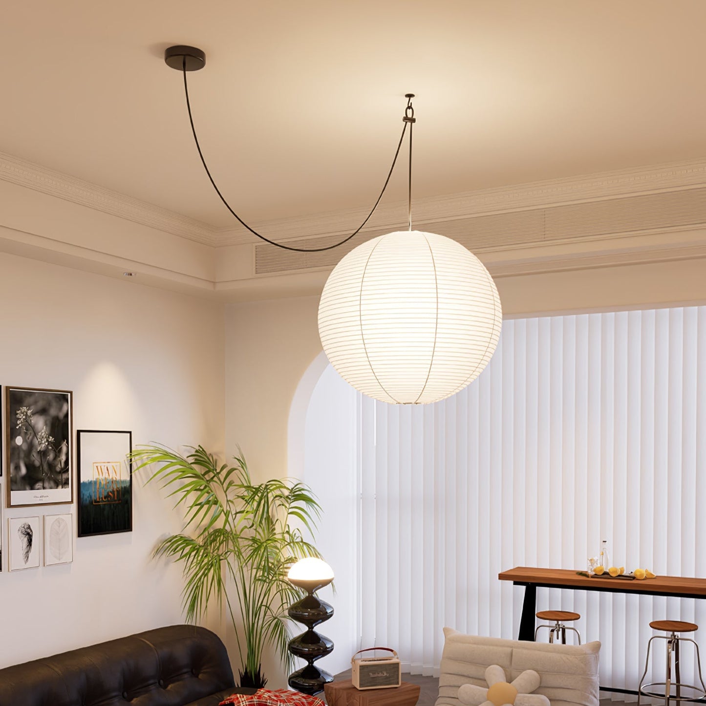 Sakurae – Washi Paper Pendant Light