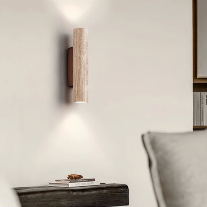Marbelle – Travertine Stone Wall Sconce