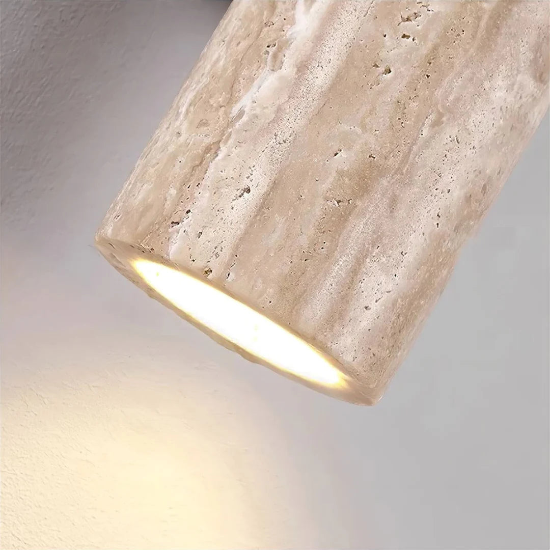 Marbelle – Travertine Stone Wall Sconce
